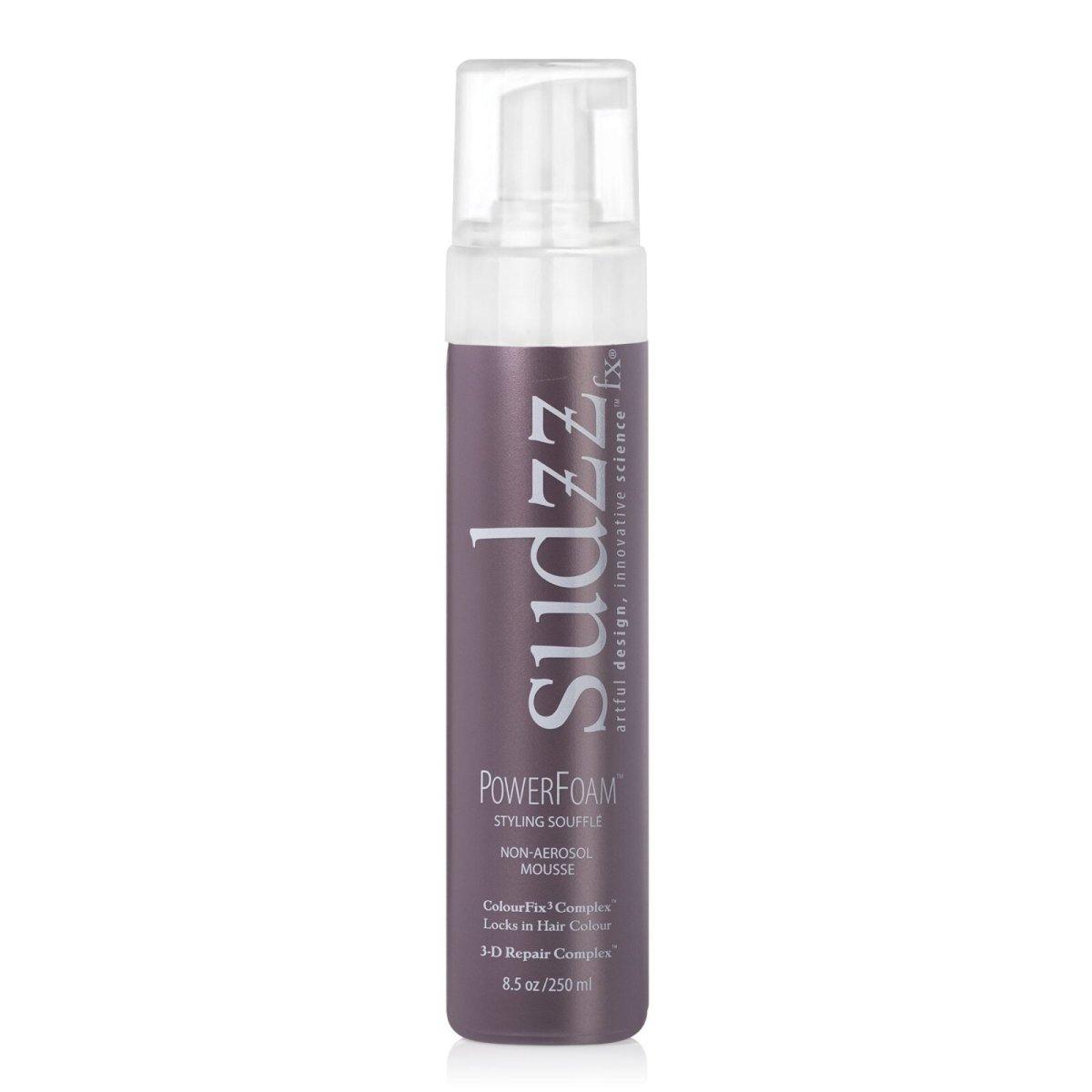 SudzzFx PowerFoam Styling Soufflé Non-Aerosol Mousse 8.5 oz
